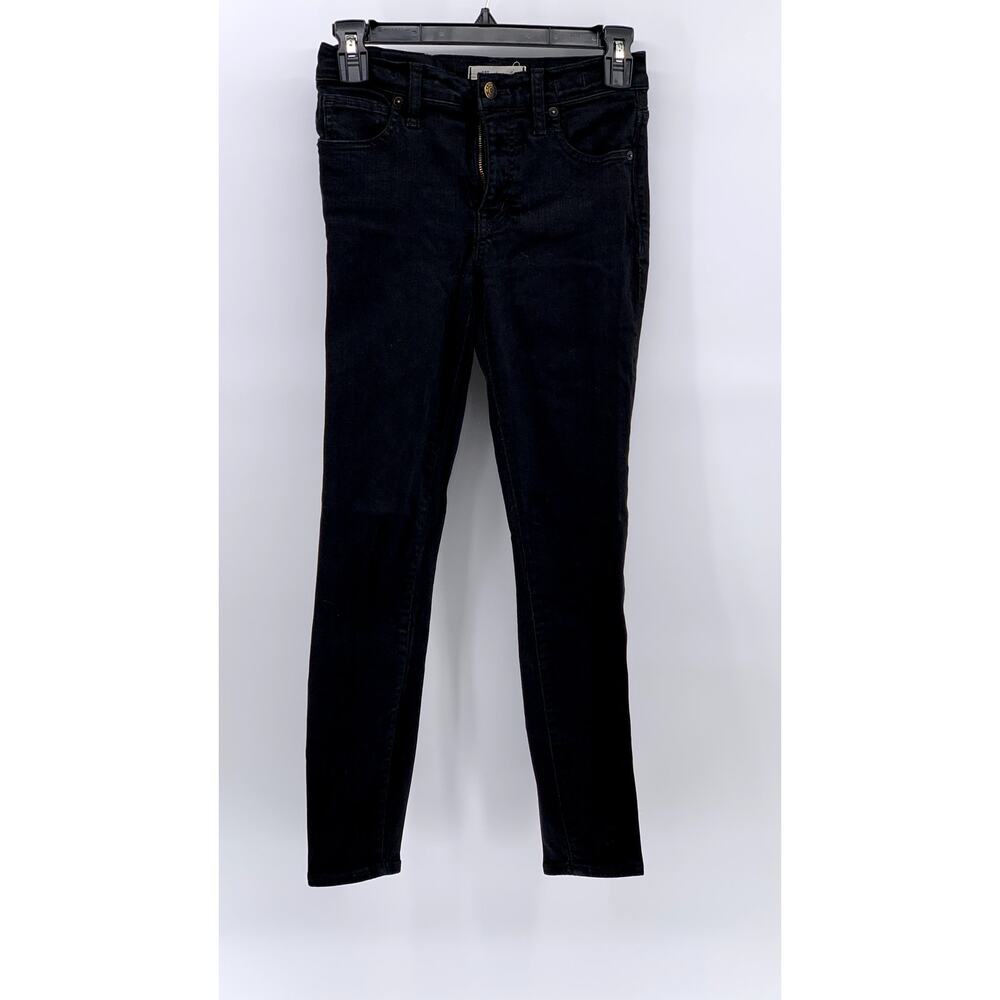 MADEWELL Women's Black Petite 9" High-Rise Skinny Jeans SZ 26S